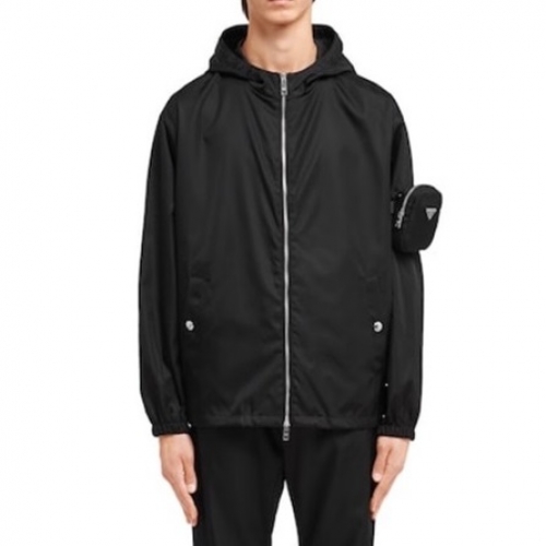 プラダプラダメンズカジュアルジャケットa02212.ブラック