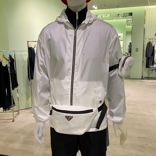 プラダプラダメンズカジュアルジャケットa02215.ホワイト