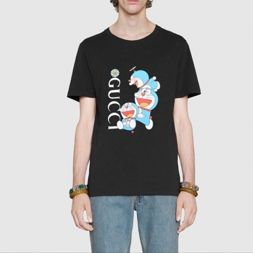 グッチユニセックス半袖Tシャツc03557ブラック