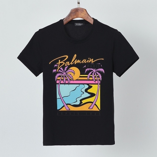 バルマンバルマンメンズコットン半袖Tシャツm0116ブラック