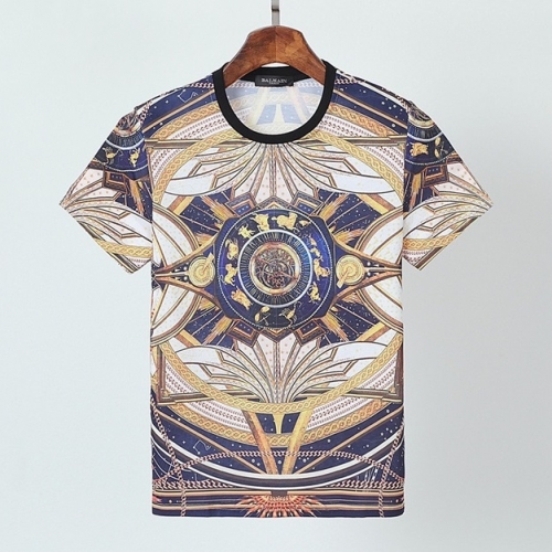 バルマンバルマンメンズコットン半袖Tシャツm0124ベージュ