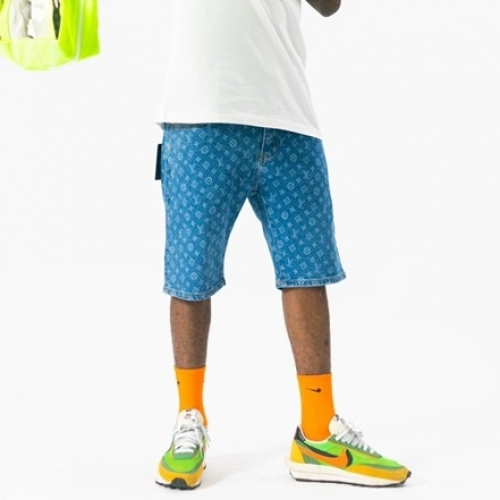 ルイヴィトンルイヴィトンメンズカジュアルショートパンツu02731ブルー