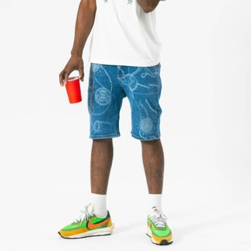 ヴェルサーチェヴェルサーチェメンズメデューサカジュアルショートパンツr0806ブルー