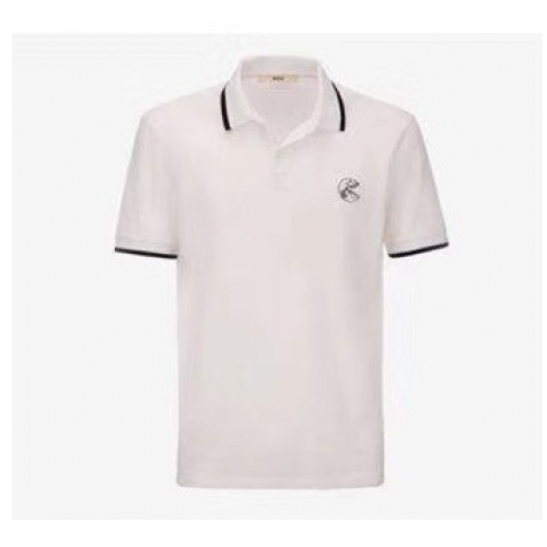 リーリーメンズポロ半袖Tシャツy0125.ホワイト