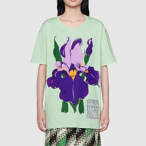 グッチユニセックス半袖Tシャツc03577ミント