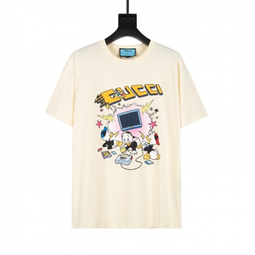 グッチユニセックス半袖Tシャツc03584アイボリー