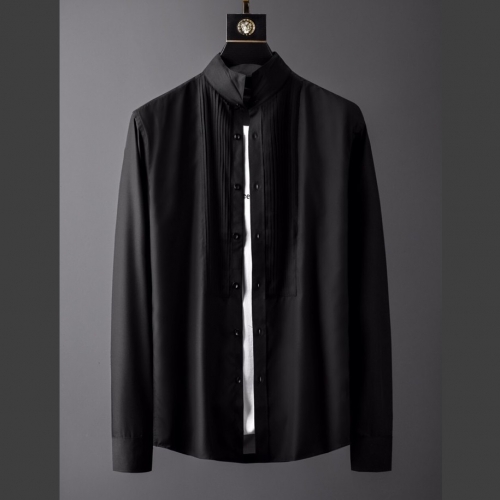 アルマーニアルマーニメンズビジネスコットンシャツm0883ブラック