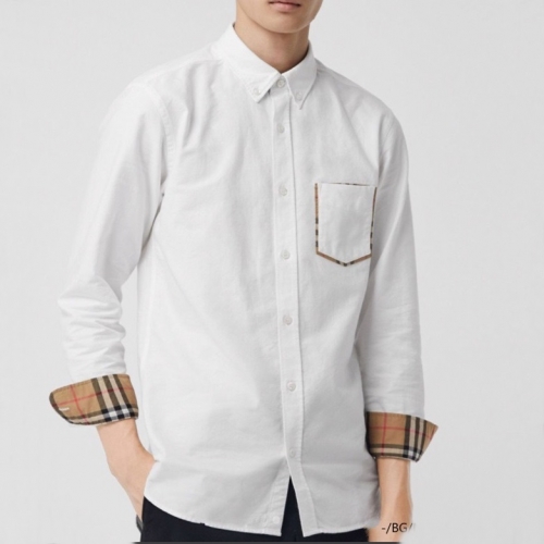 バーバリーバーバリーメンズヴィンテージベーシックシャツr03807.ホワイト