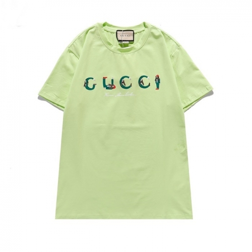 グッチユニセックス半袖Tシャツc03596.グリーン