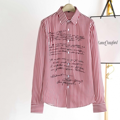 ディオールディオールメンズクラシックシャツo01210レッド