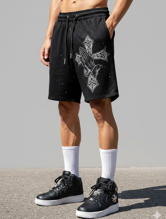 クロムハーツメンズカジュアルショートパンツr332