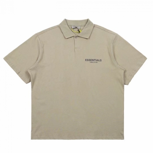 フィアオブゴッドフィアオブゴッドユニセックスミニマルコットン半袖Tシャツa0258カーキ