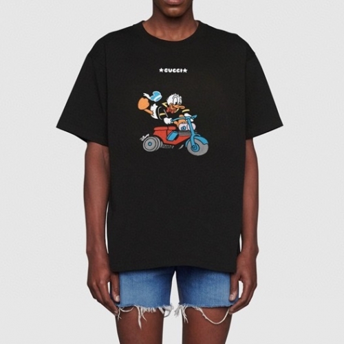 グッチユニセックス半袖Tシャツc03618ブラック