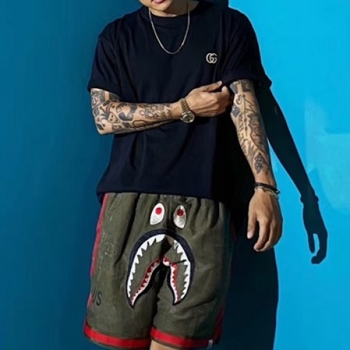 グッチユニセックス半袖Tシャツc03637ブラック