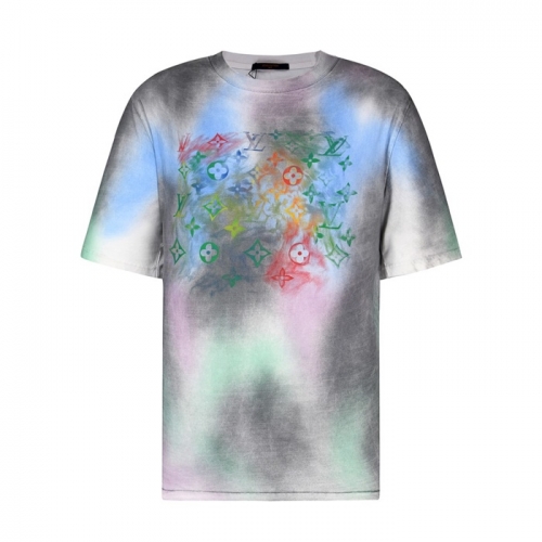 ルイヴィトンユニセックス半袖Tシャツu02775グレー