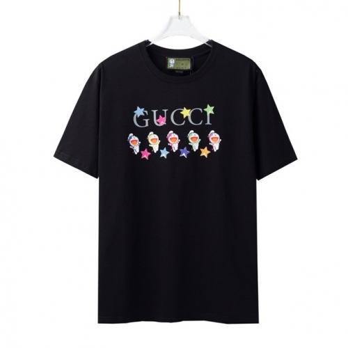 グッチユニセックス半袖Tシャツc03671ブラック