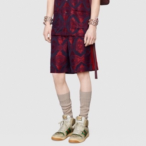 グッチメンズイニシャルヴィンテージカジュアルショートパンツc03676レッド