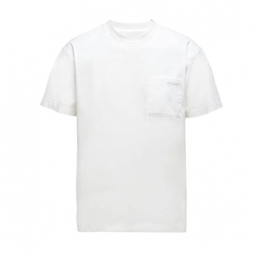 プラダメンズベーシックポロ半袖Tシャツa02241ホワイト