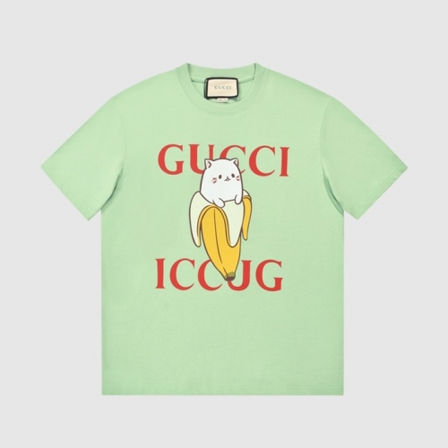 グッチユニセックス半袖Tシャツc03682ミント