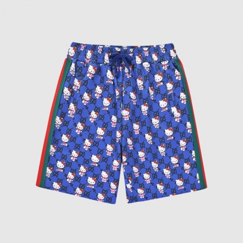 グッチメンズイニシャルヴィンテージカジュアルショートパンツc03684ブルー