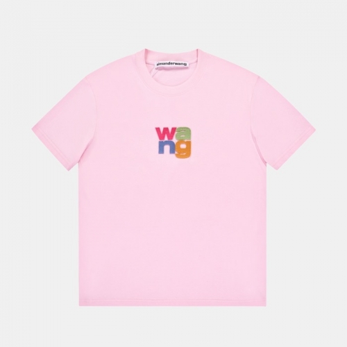 アレクサンダーワンユニセックス半袖Tシャツw0162ピンク