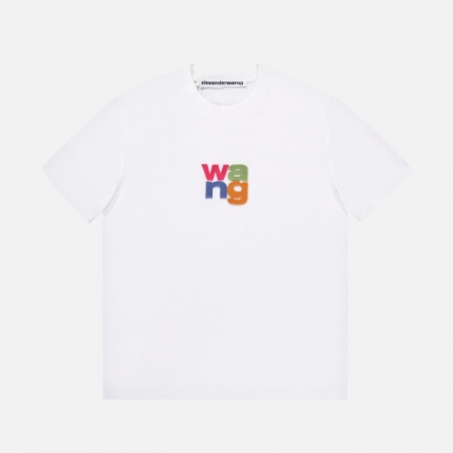 アレクサンダーワンユニセックス半袖Tシャツw0163ホワイト