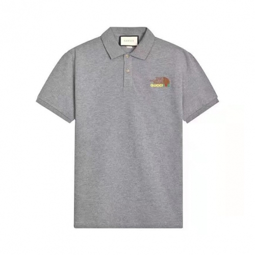 グッチユニセックス半袖Tシャツc03697グレー