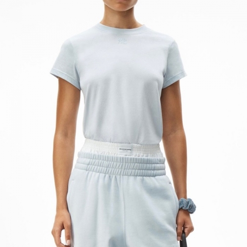 アレクサンダーワンレディース半袖Tシャツw0169ブルー