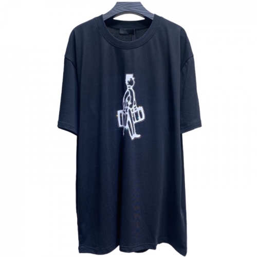 トレンディプラダメンズベーシックポロ半袖Tシャツa02246ブラック