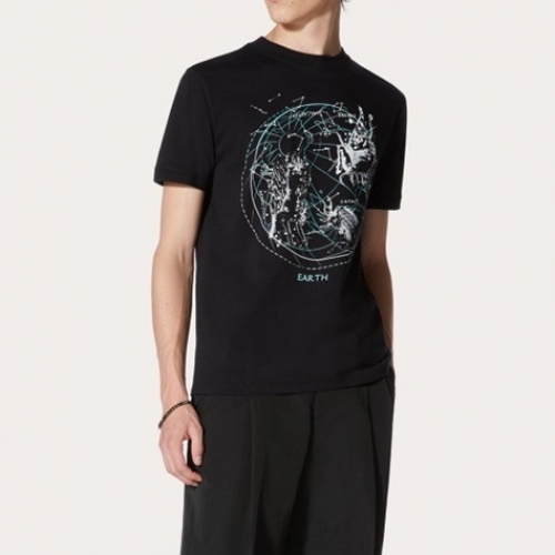 ヴァレンティノヴァレンティノメンズクルーネック半袖Tシャツl0471ブラック