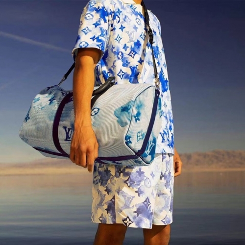 ルイヴィトンメンズカジュアルショートパンツu02842ブルー