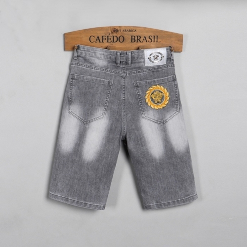 ヴェルサーチェメンズメデューサカジュアルショートパンツr0842グレー