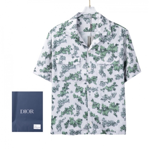 ディオールユニセックスクラシックシャツo01236ホワイト