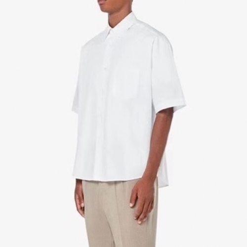 アミメンズカジュアルコットン半袖シャツ0109