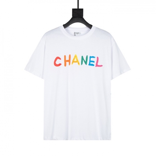 'シャネルユニセックス''コットン半袖Tシャツl0685ホワイト