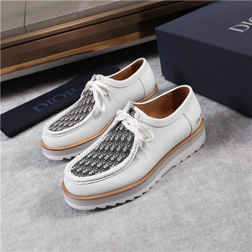 ,S0379ディオールメンズレザーダービーシューズ,ホワイト