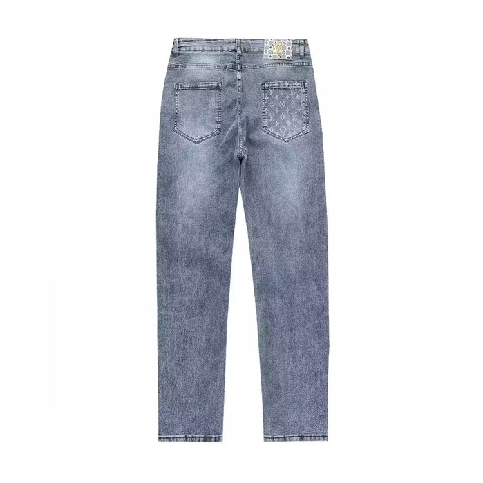 ルイヴィトンメンズモノグラムカジュアルパンツu02854ブルー