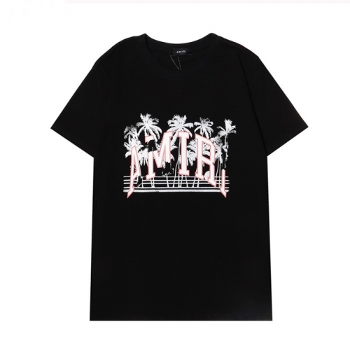 アミリユニセックスコットン半袖Tシャツ0199ブラック