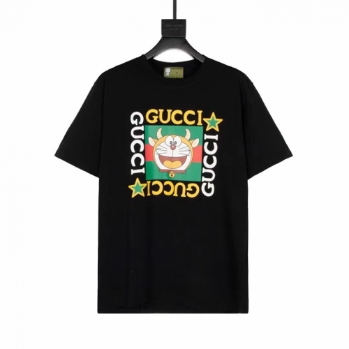 グッチユニセックス半袖Tシャツc03722ブラック