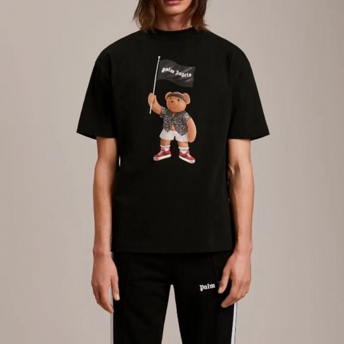 パームエンジェルスユニセックスコットン半袖Tシャツシャツm0304ブラック