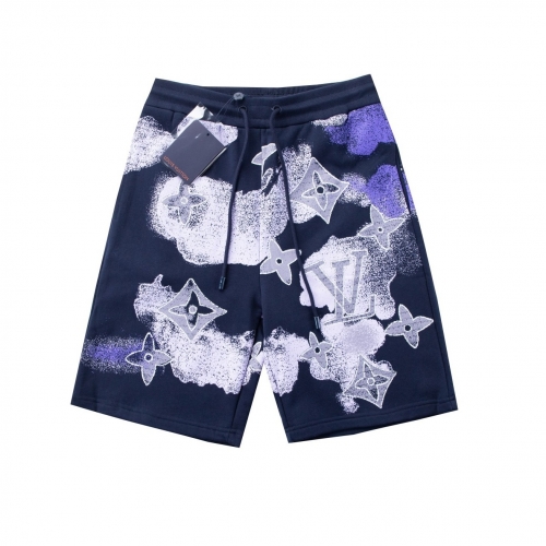 ルイヴィトンメンズカジュアルショートパンツu02876ネイビー