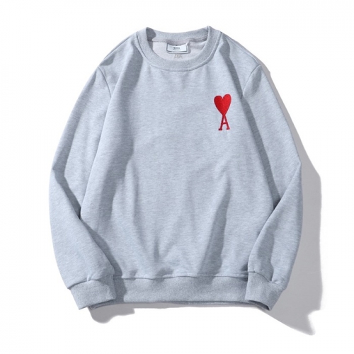 --アミメンズコットンスウェットシャツ0130グレー