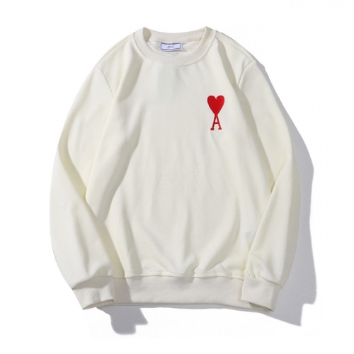 --アミメンズコットンスウェットシャツ0131アイボリー