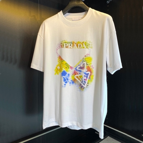 プラダメンズベーシックポロ半袖Tシャツa02266ホワイト