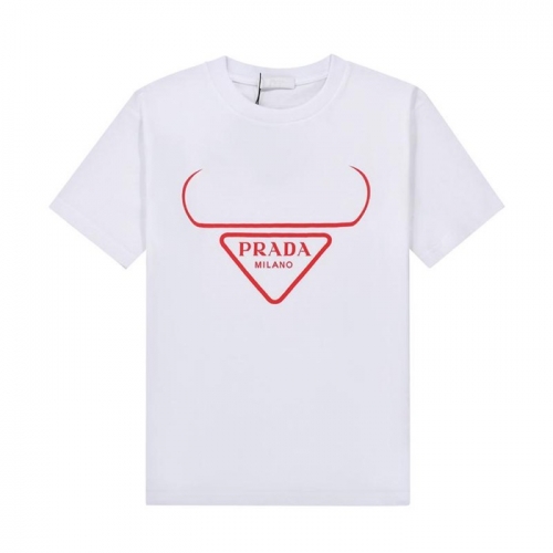 プラダメンズベーシックポロ半袖Tシャツa02270ホワイト