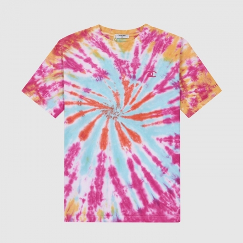 'シャネルユニセックス''コットン半袖Tシャツl0690ピンク