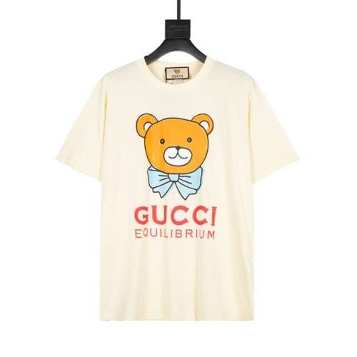 グッチユニセックス半袖Tシャツc03744アイボリー