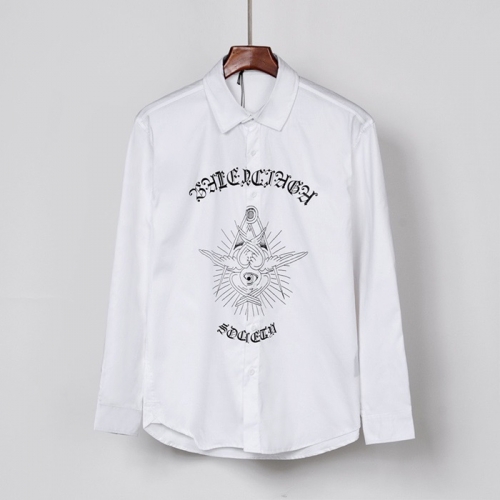 バレンシアガメンズコットンシャツl01050ホワイト