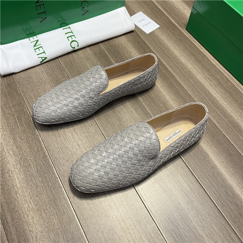 ,S0378ボッテガヴェネタメンズレザーローファー,グレー