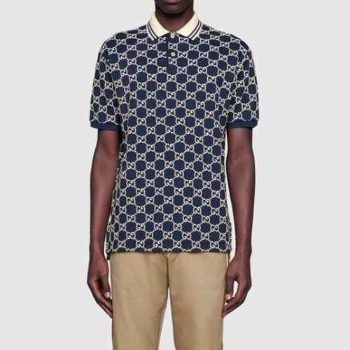 グッチユニセックス半袖Tシャツc03746ブルー